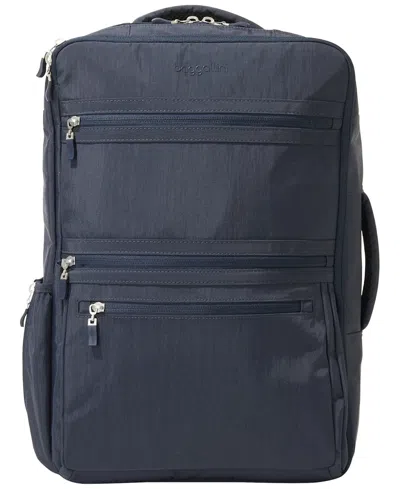 Baggallini Modern Convertible Small Backpack Messenger In Blue