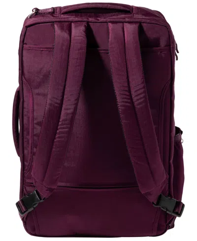 Baggallini Modern Convertible Small Backpack Messenger In Purple