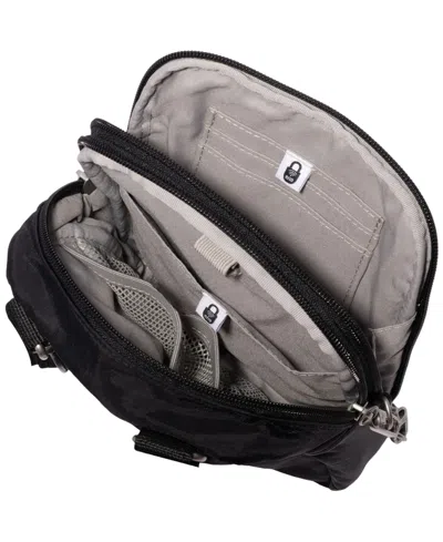 Baggallini Securtex Anti-theft Mini Everything Crossbody Bag In Black