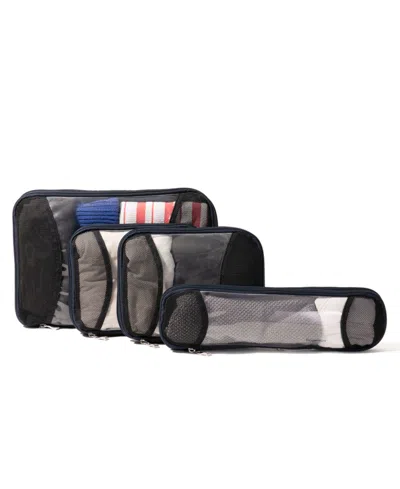 Baggallini Zipper Compression 4-piece Cube Set In Multi