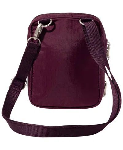 Baggallini Securtex Anti-theft Mini Everything Crossbody In Red