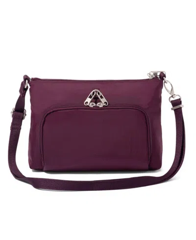 Baggallini Anti-theft Keepsake Small Crossbody Handbag In Purple