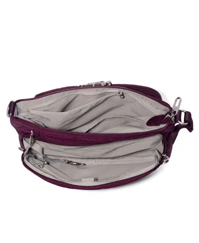 Baggallini Anti-theft Keepsake Small Crossbody Handbag In Purple