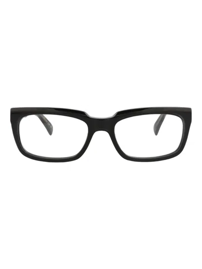 Dunhill Square-frame Recycled Acetate Optical Frames In Black