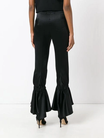 Shop Area Flared Trousers - Black