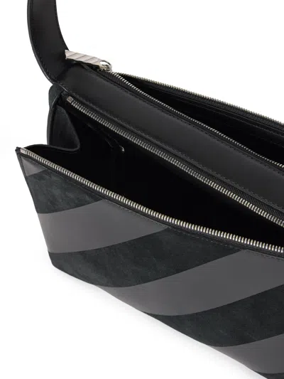 Off-white Sandbag 404 Diagonal Bag In Black
