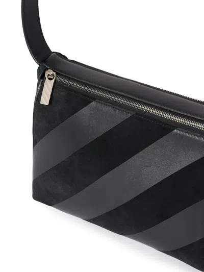 Off-white Sandbag 404 Diagonal Bag In Black