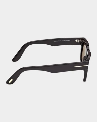 Tom Ford Eyewear Square Frame Sunglasses In Black
