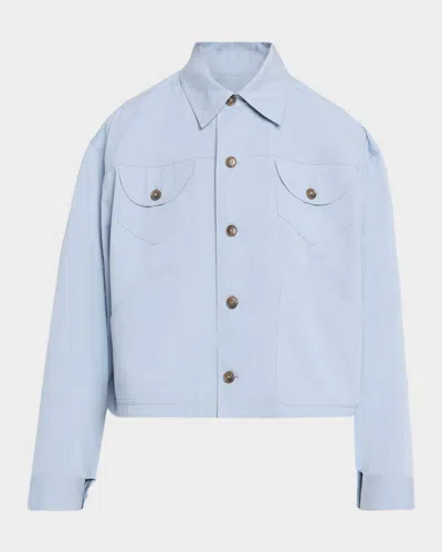 Frame The Utility Jacket In Blue