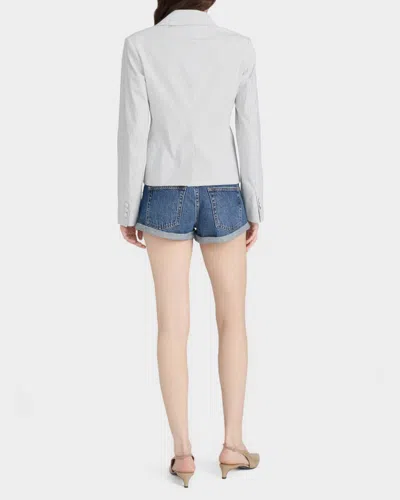 Frame The Stripe Classic Blazer In White