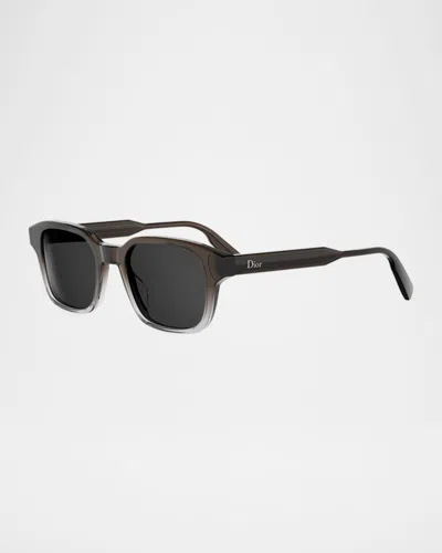 Dior Obliques1i Square-frame Acetate Sunglasses In Black
