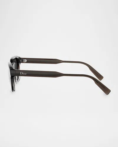 Dior Obliques1i Square-frame Acetate Sunglasses In Black