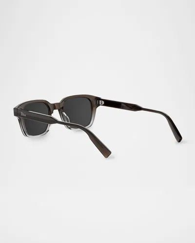 Dior Obliques1i Square-frame Acetate Sunglasses In Black