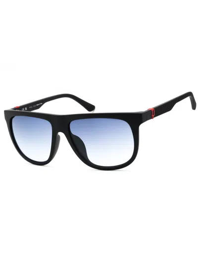 Police Rectangular Men's Sunglasses In Black