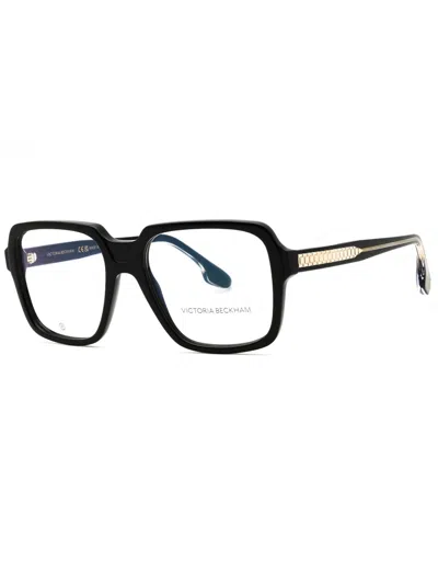 Victoria Beckham Rectangular Mini Eyeglasses In Black