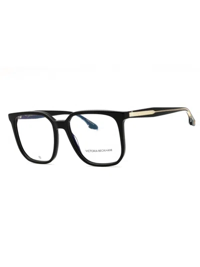 Victoria Beckham Sleek Rectangular Eyeglasses In Black