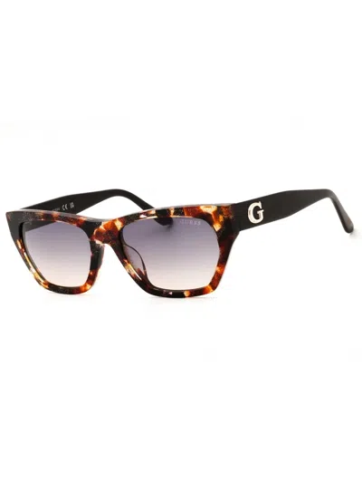 Guess Sleek Rectangular Women's Sunglasses In Black