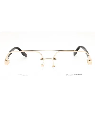 Marc Jacobs Rectangular Metal Men's Eyeglasses