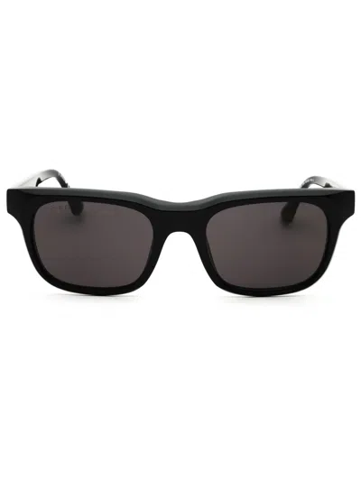 Web Rectangular Men's Sunglasses In Black
