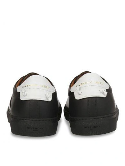 Shop Givenchy Elasticated Strap Sneakers In Black/white