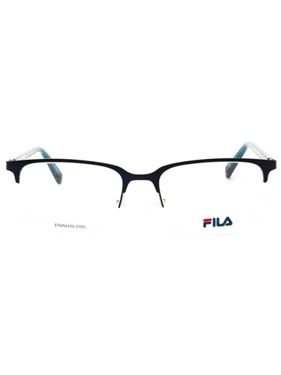 Fila Rectangular Men's Eyeglasses - Vf9915 In Black
