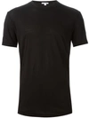 James Perse Round Neck T-shirt In Black