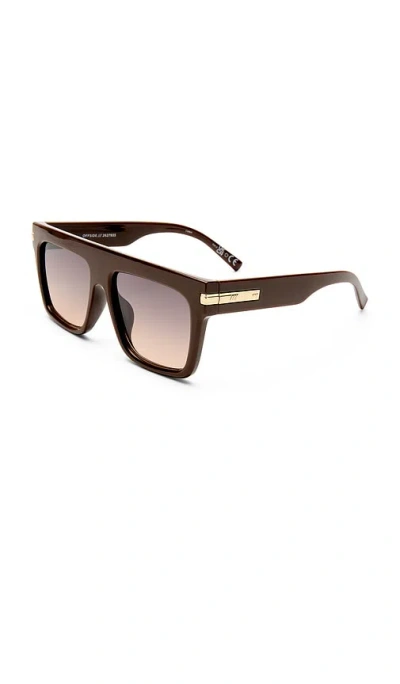 Le Specs Offside Sunglasses In Burgundy