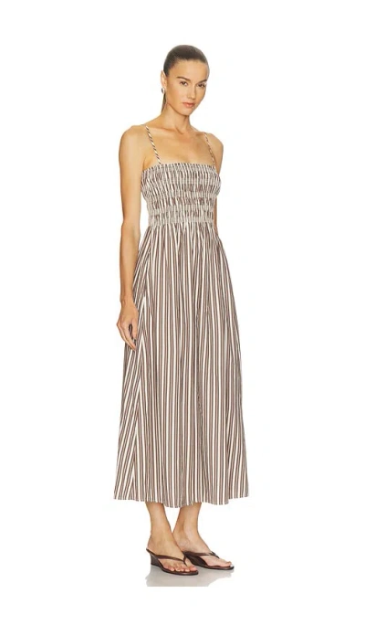 Pistola Bianca Dress Java Stripe In Multi