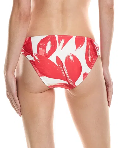 Carmen Marc Valvo Bikini Bottom In Red