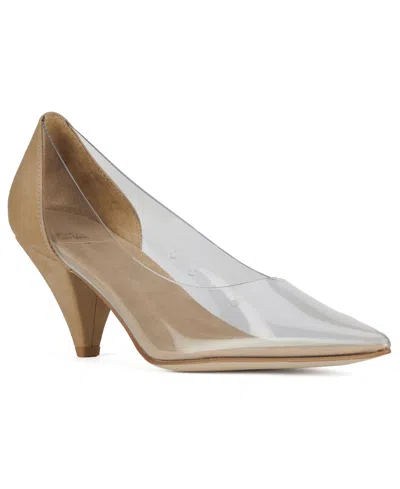 Jeffrey Campbell Graphix Pointed Toe Pump In Brown