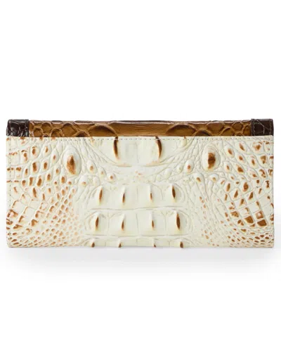 Brahmin Veronica Rambla Textured Envelope Wallet In Neutral