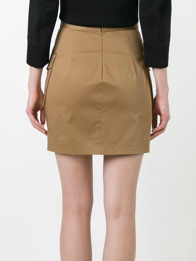 Shop Dsquared2 Military Mini Skirt