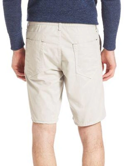 Shop Rag & Bone Standard Issue Shorts In Pale Grey
