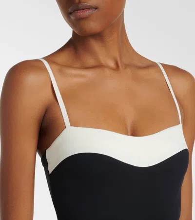 Norba Curve Bodysuit In Multi