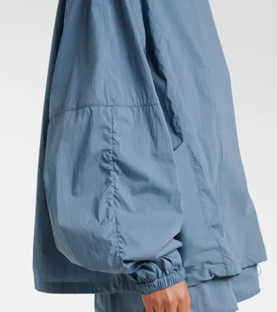 Norba Shell Cotton-blend Jacket In Blue
