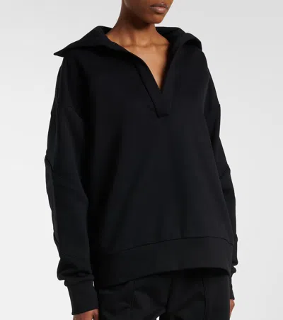 Norba Snug Cotton Sweatshirt In Black