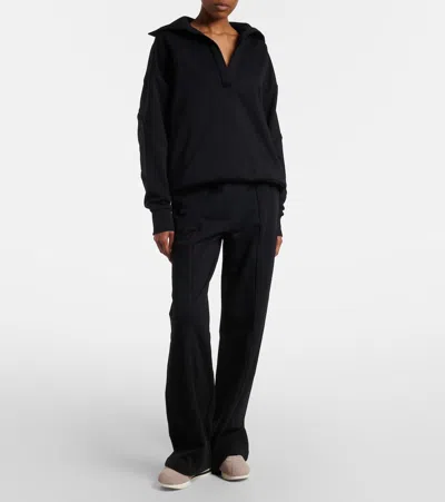 Norba Snug Cotton Sweatshirt In Black