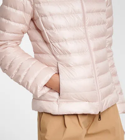 Moncler Igelhood Water-repellent Hooded Down Jacket In Pink