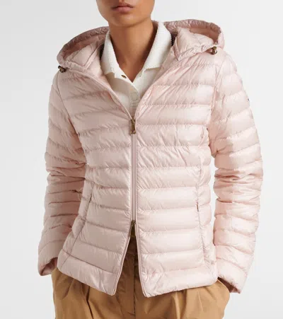 Moncler Igelhood Water-repellent Hooded Down Jacket In Pink