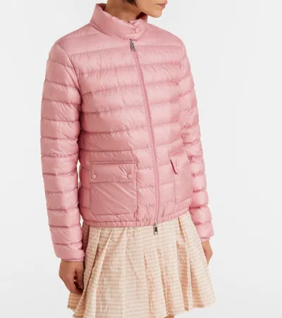 Moncler Lans Quilted Down Jacket In Pink