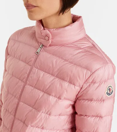 Moncler Lans Quilted Down Jacket In Pink