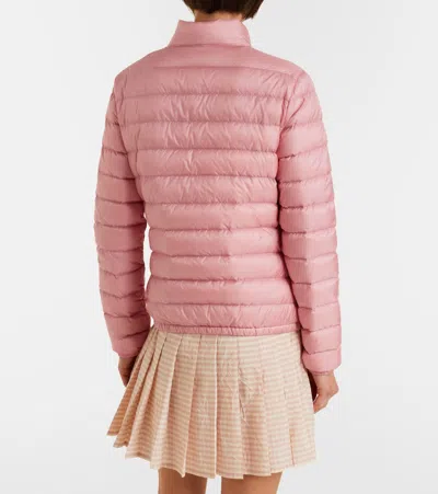 Moncler Lans Quilted Down Jacket In Pink