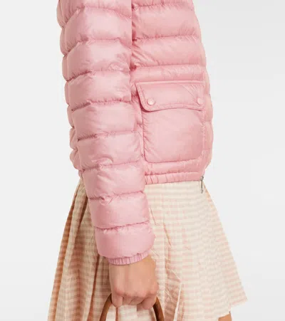 Moncler Lans Quilted Down Jacket In Pink