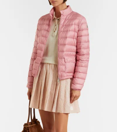 Moncler Lans Quilted Down Jacket In Pink