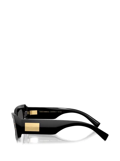 Dolce & Gabbana Black Frame Sunglasses In Black