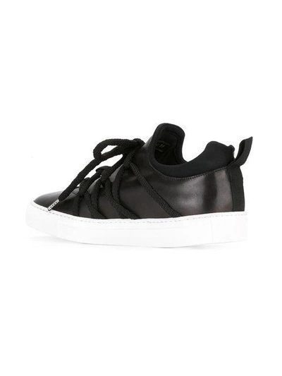 Shop Alejandro Ingelmo Laced Sneakers - Black