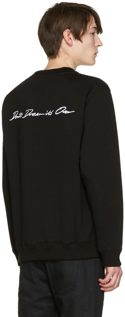 Shop 032c Black Dont Dream Its Over Sweatshirt