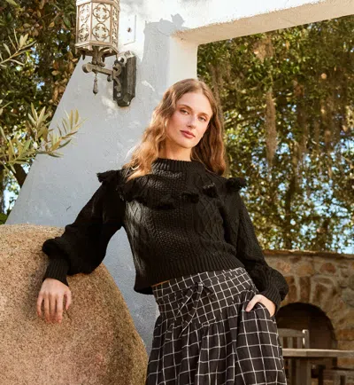 Cleobella Bettina Sweater In Black