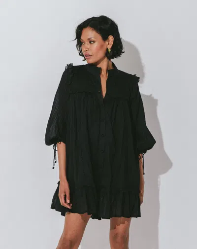 Cleobella Abby Mini Dress In Black