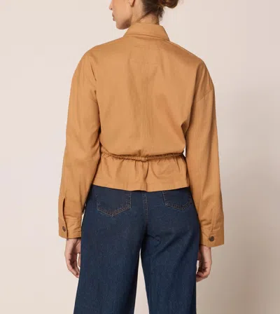 Cleobella Jasper Jacket In Biscuit In Yellow